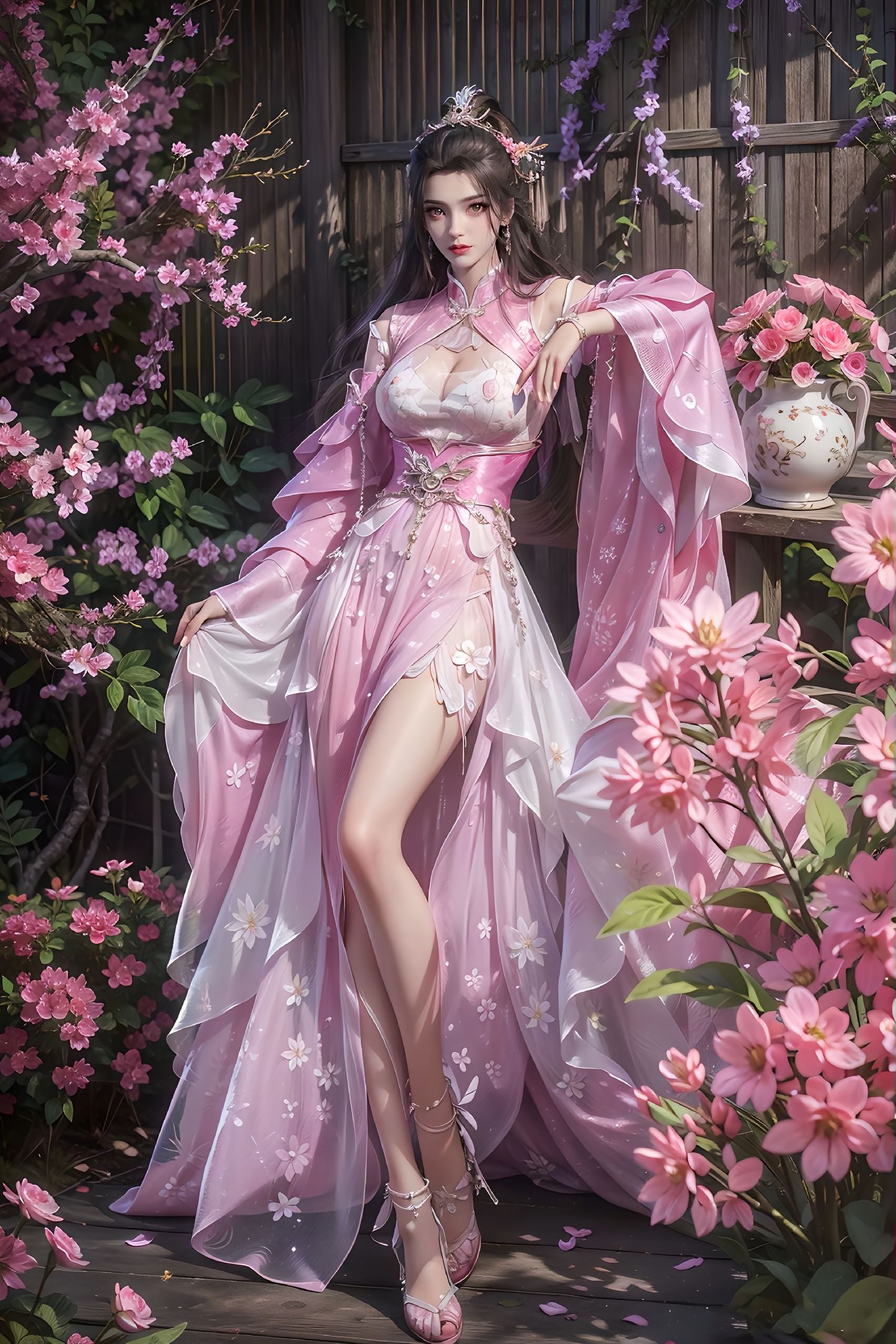 无论是笔记本还是平板眼波流转间尽显仙子风华
