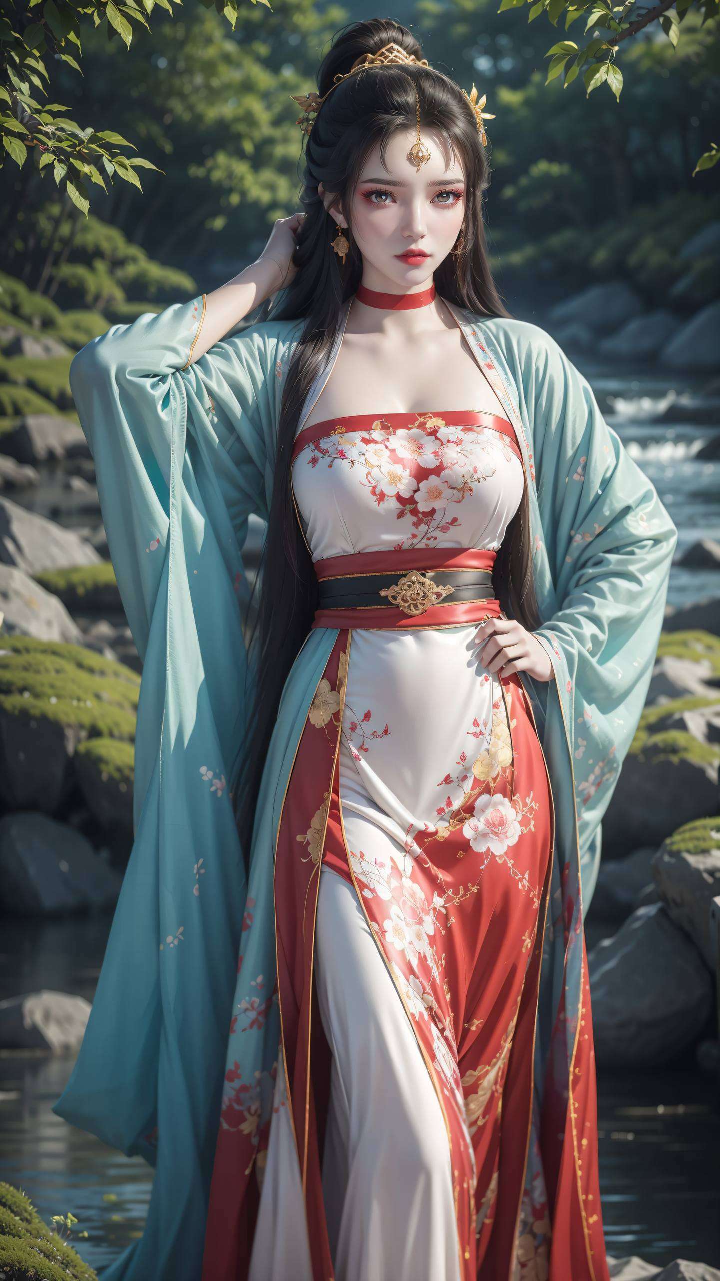 墨云如同一抹神秘的夜色无论是国漫女神还是动漫美女