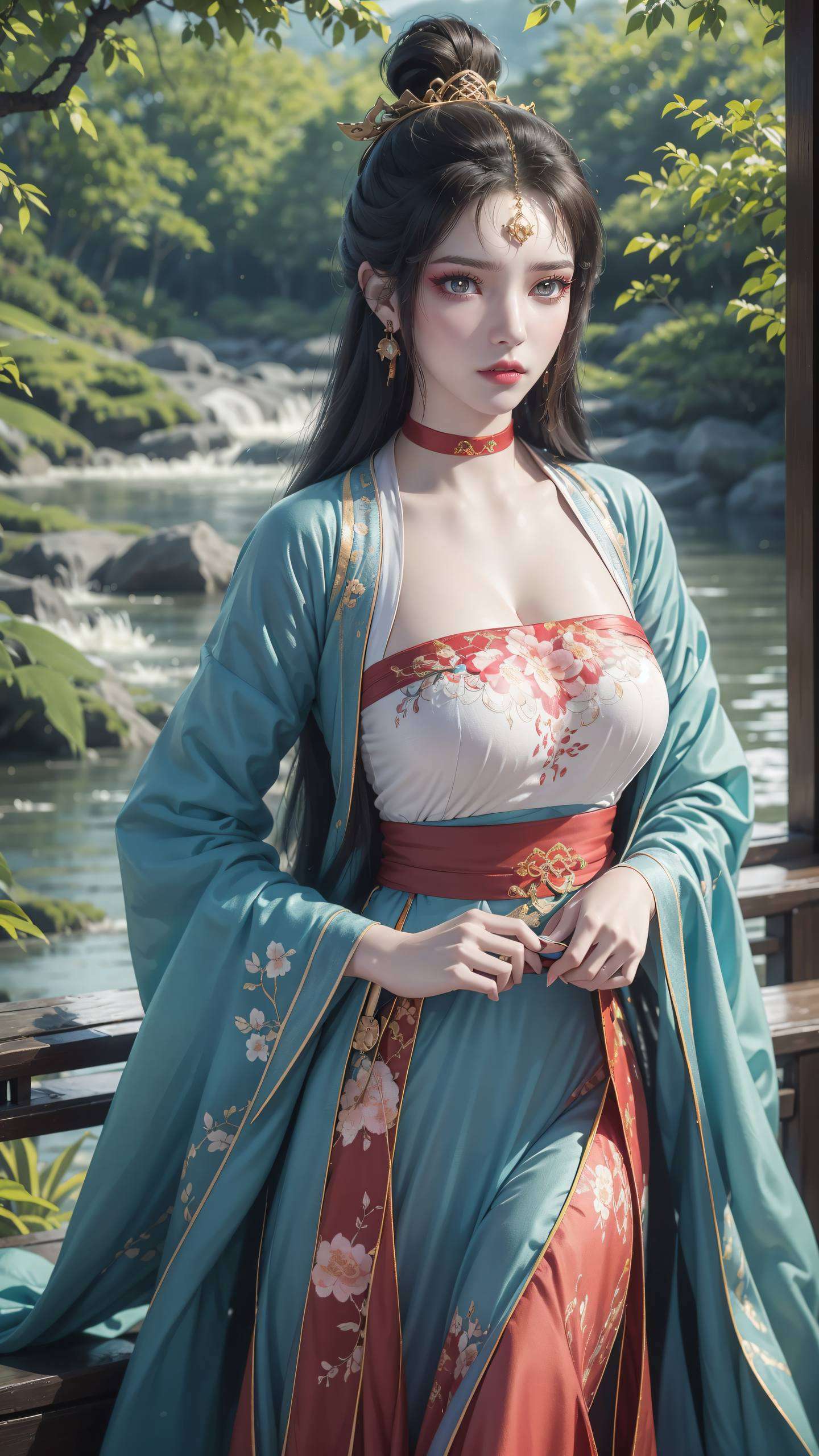 她的美丽与神秘墨云如同一抹幽深的夜色