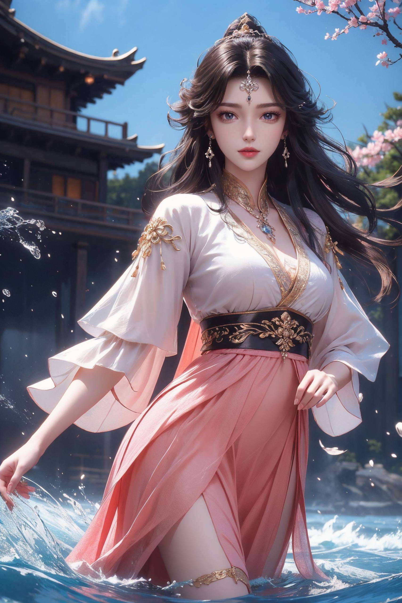 宛若仙子临凡尽显玄幻之美