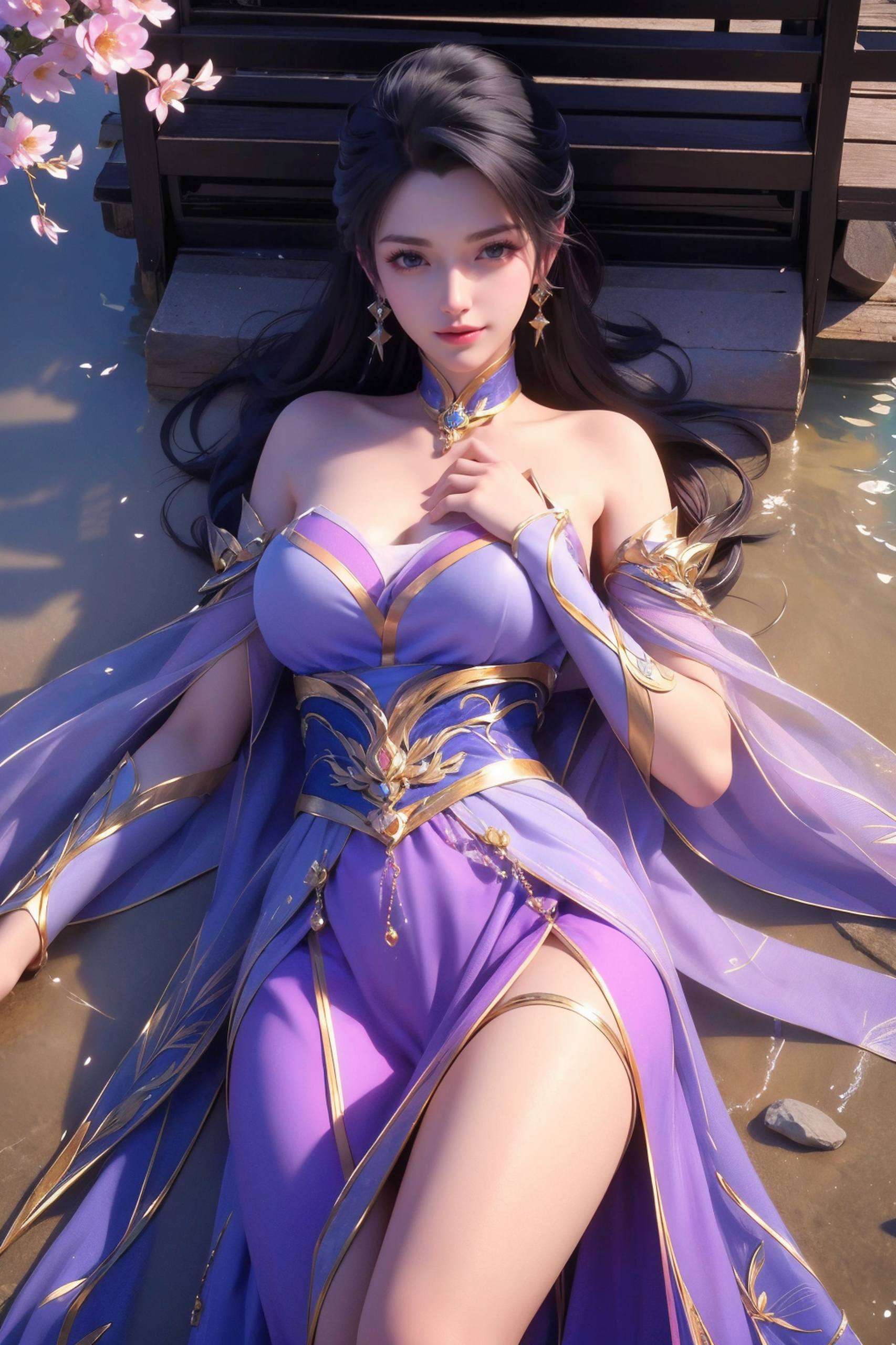 楚灵玉如同一朵清新的莲花都是对生命的礼赞
