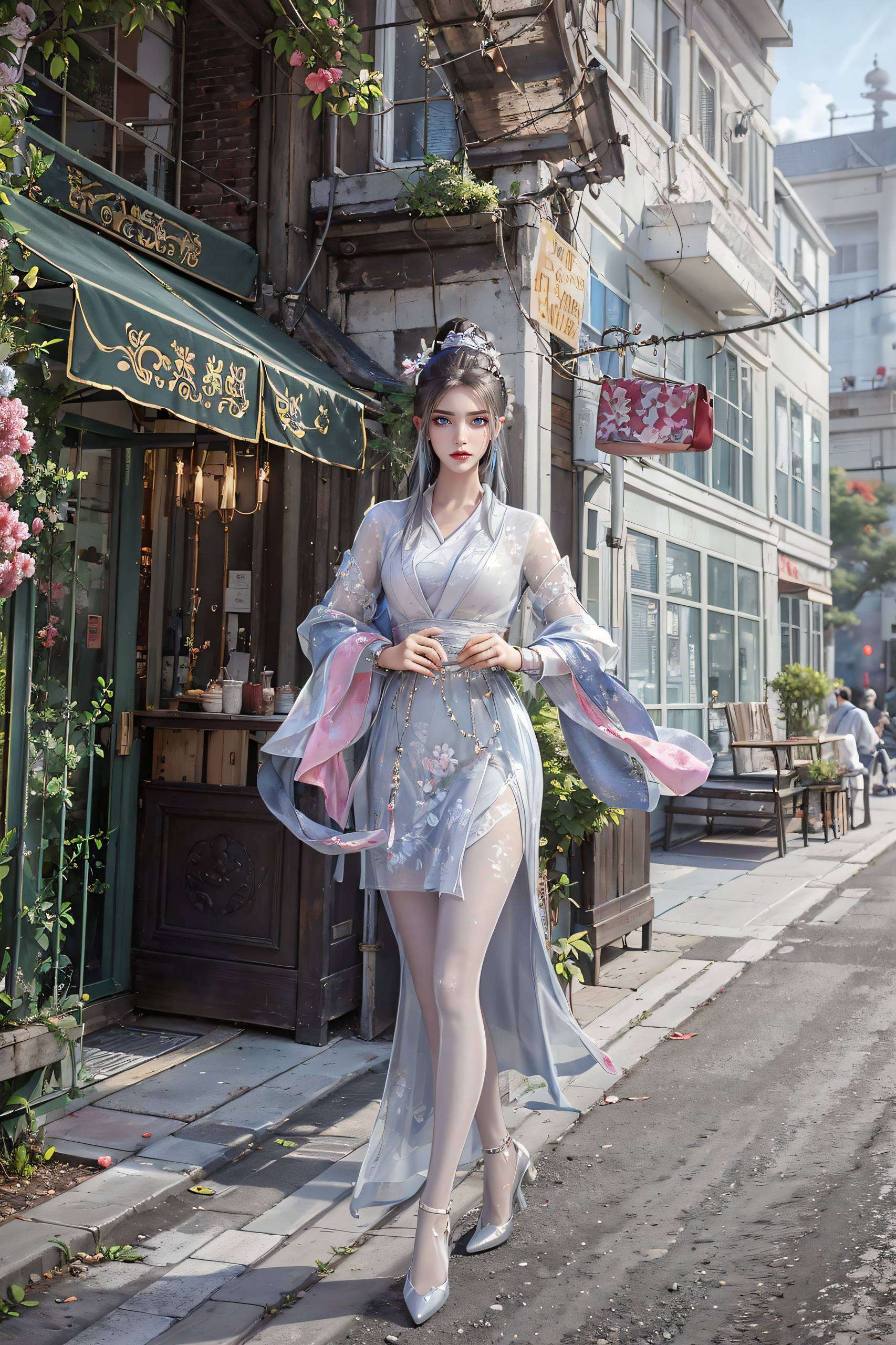 她的眼神深邃即便在无尽的时光里