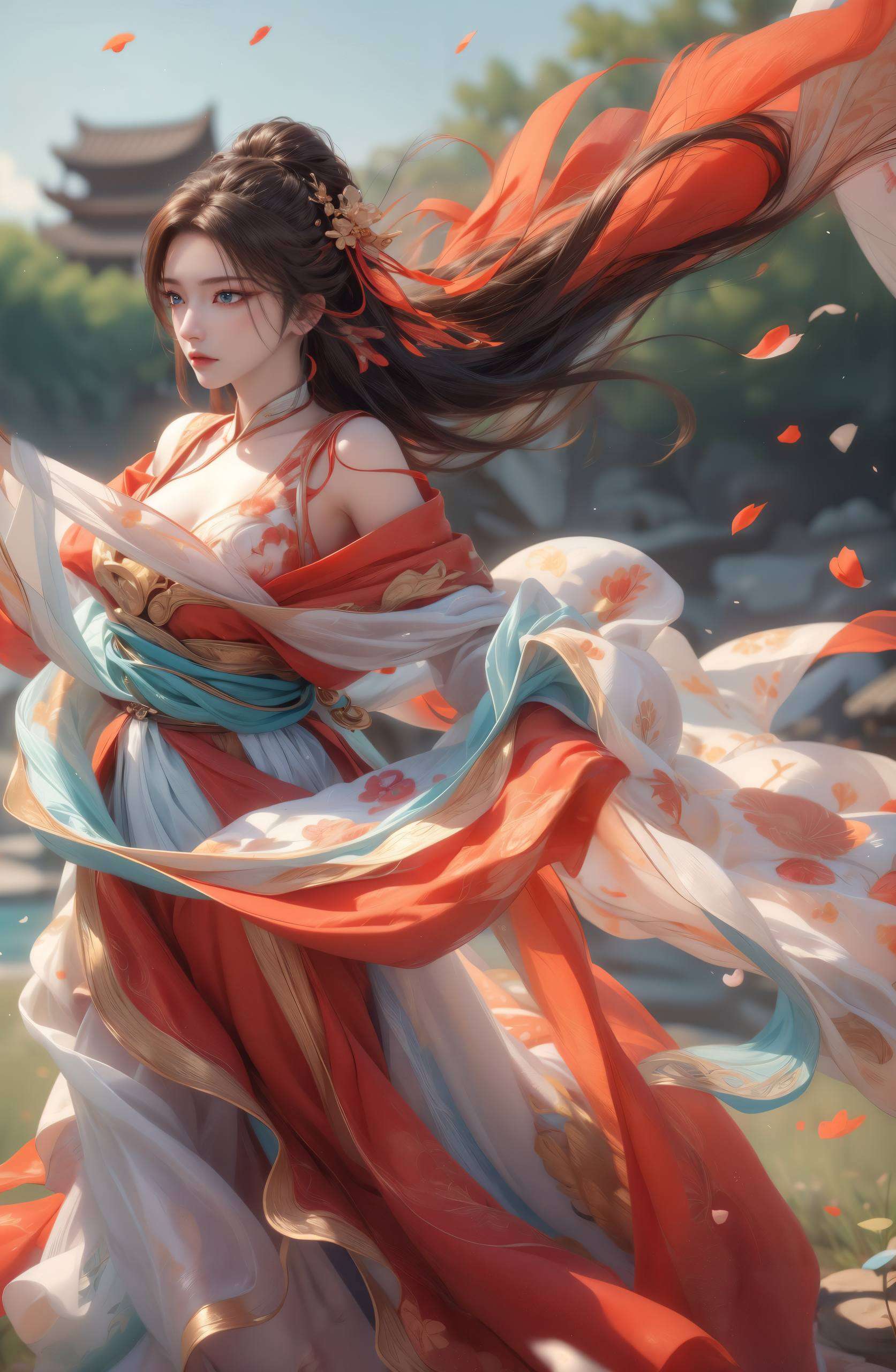 宛若玄幻世界之女神眸若星辰