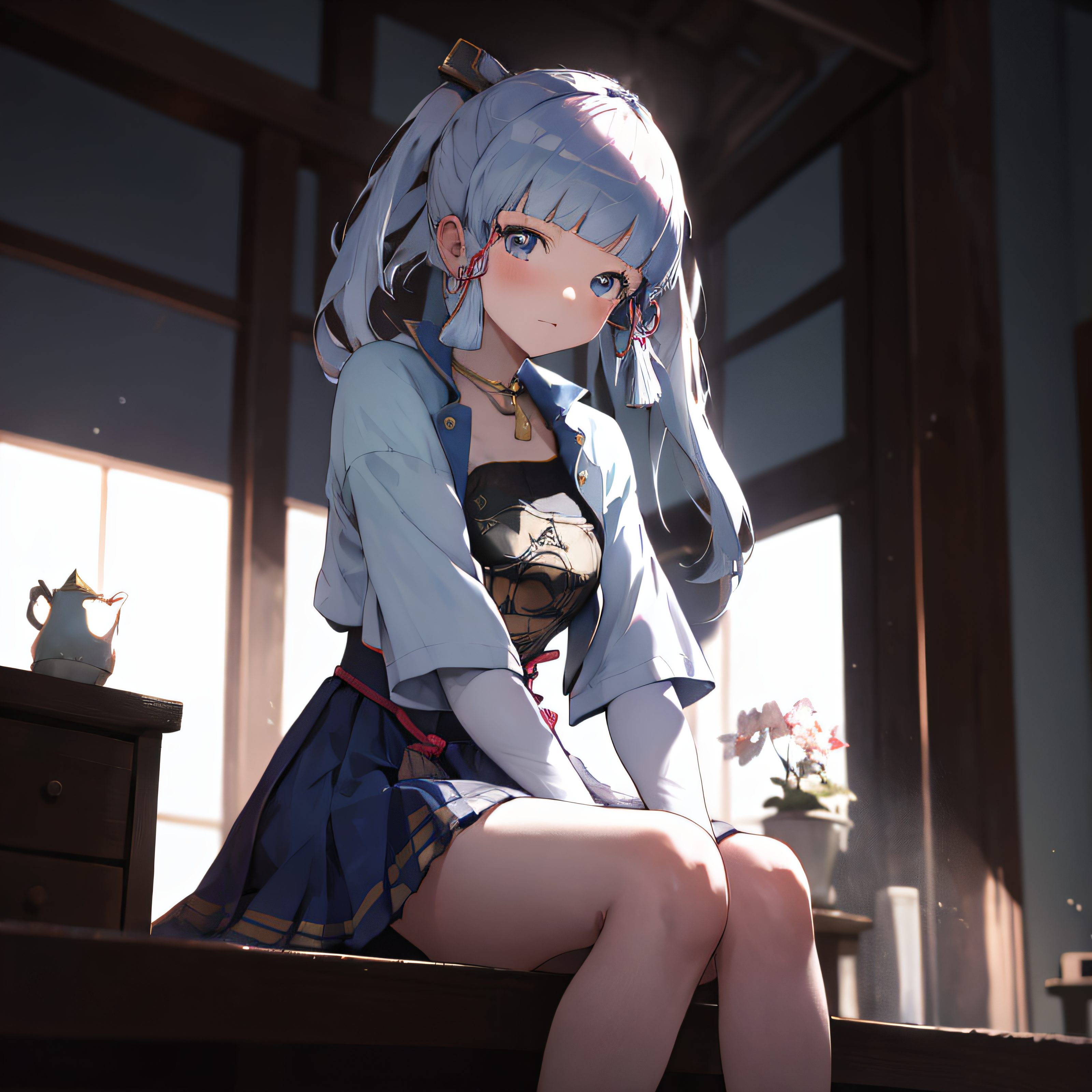 这张1920x1080的壁纸这张壁纸都能让你感受到神里凌华的独特魅力