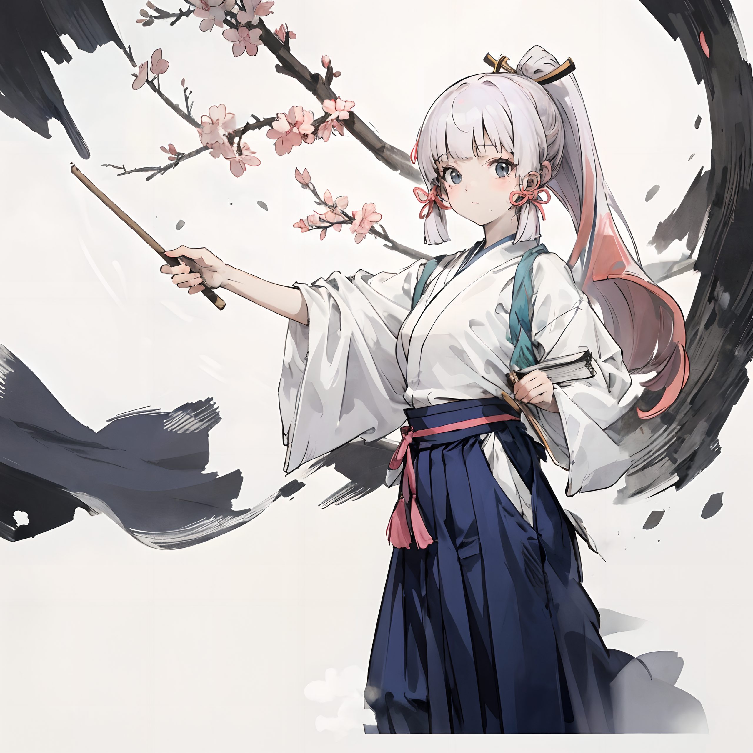 仿佛是月光下的樱花这位来自原神的古风女神