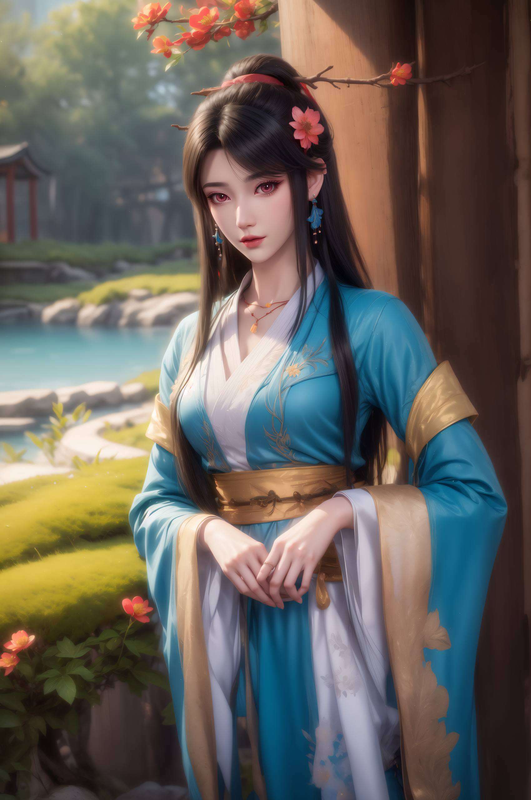 想象一下小伙伴们！今天给大家带来的是元尊壁纸中的高清女神——夭夭！这位国漫美女不仅颜值爆表