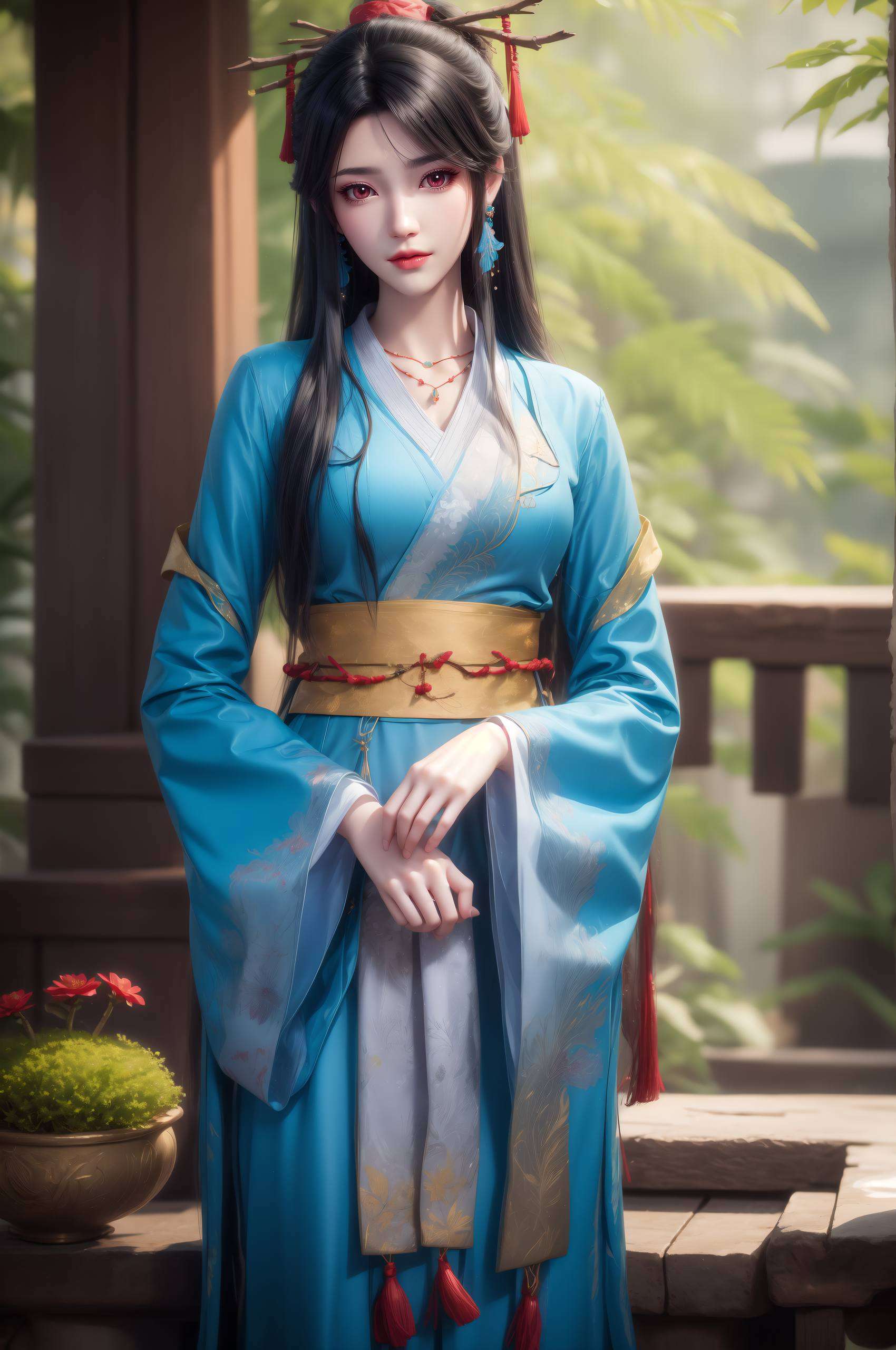 她的每一个细节都充满了玄幻的魅力