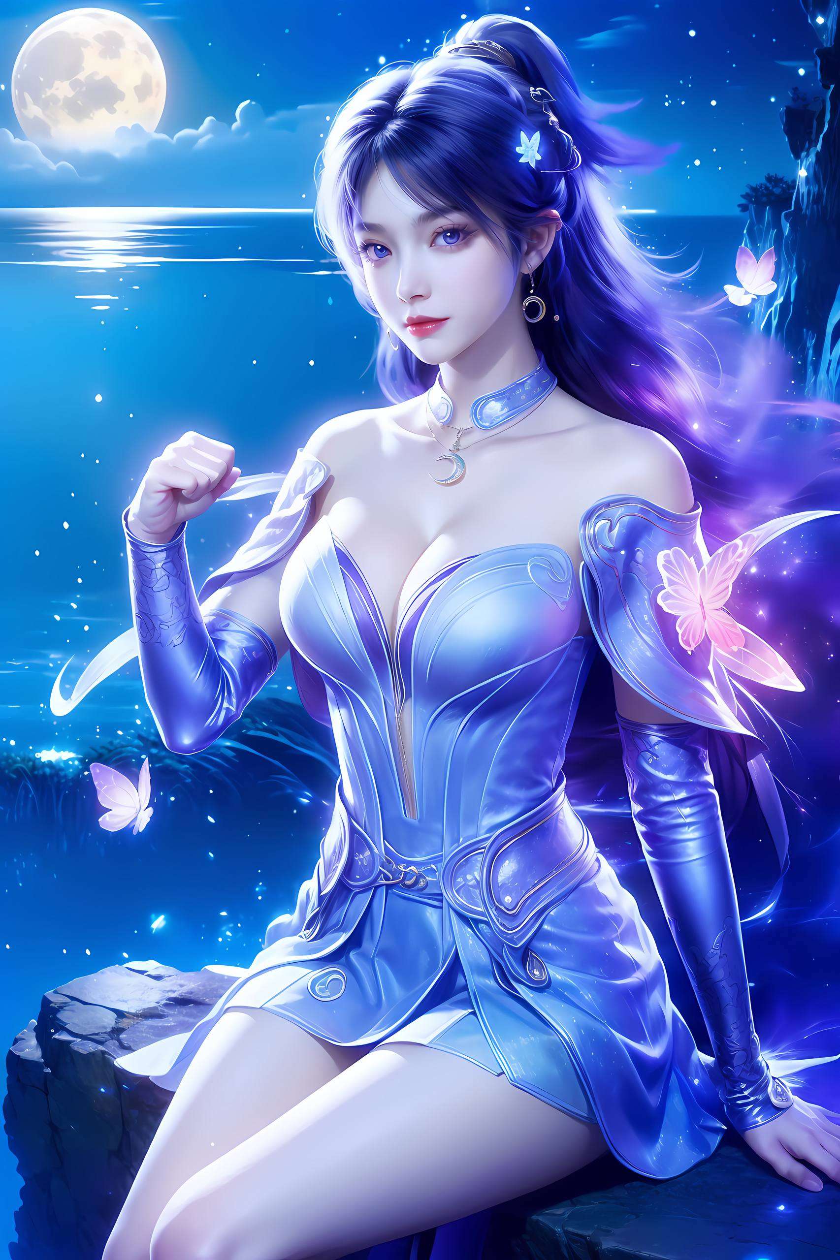 每天都有女神陪伴哦！4K超清壁纸下的她