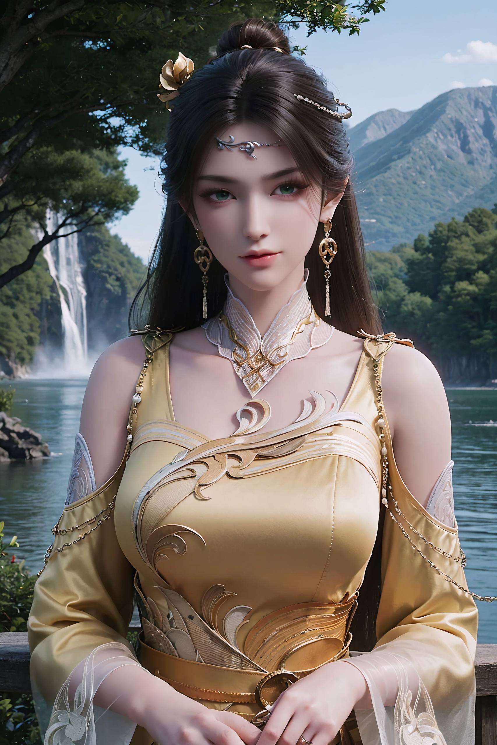 这是国漫女神金瓶儿的专属壁纸是不是感觉工作都变得有趣多了？快来下载吧