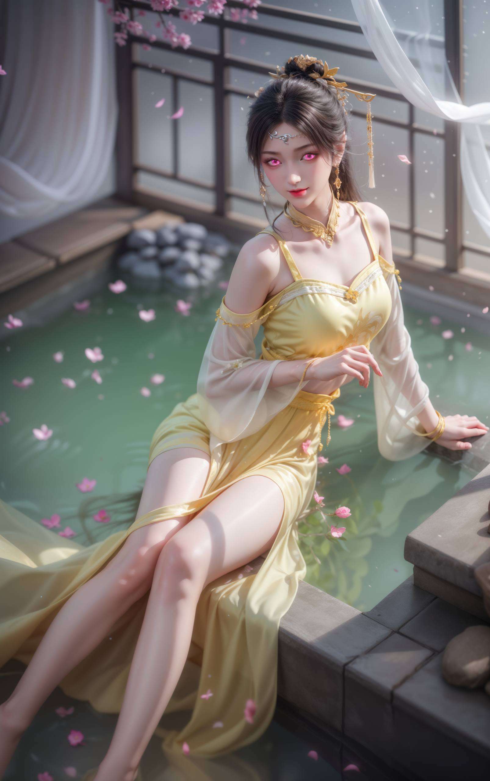她的眼神中藏着深不可测的智慧每一张壁纸