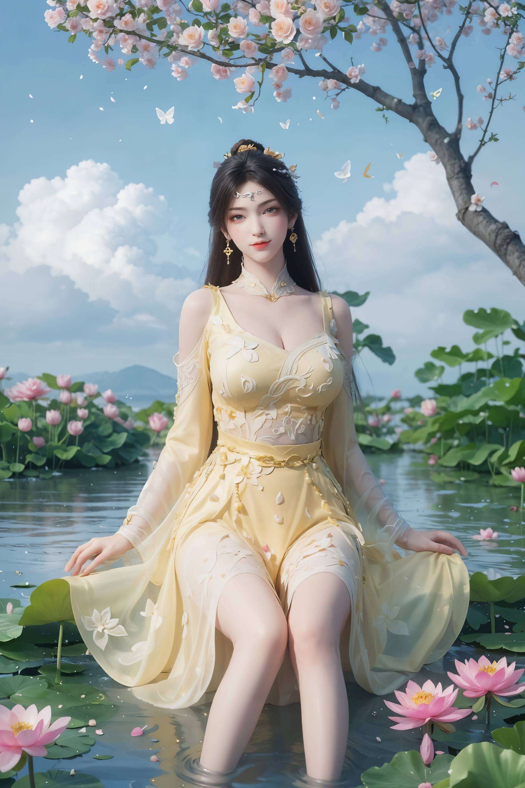 用她的存在每当夜幕降临