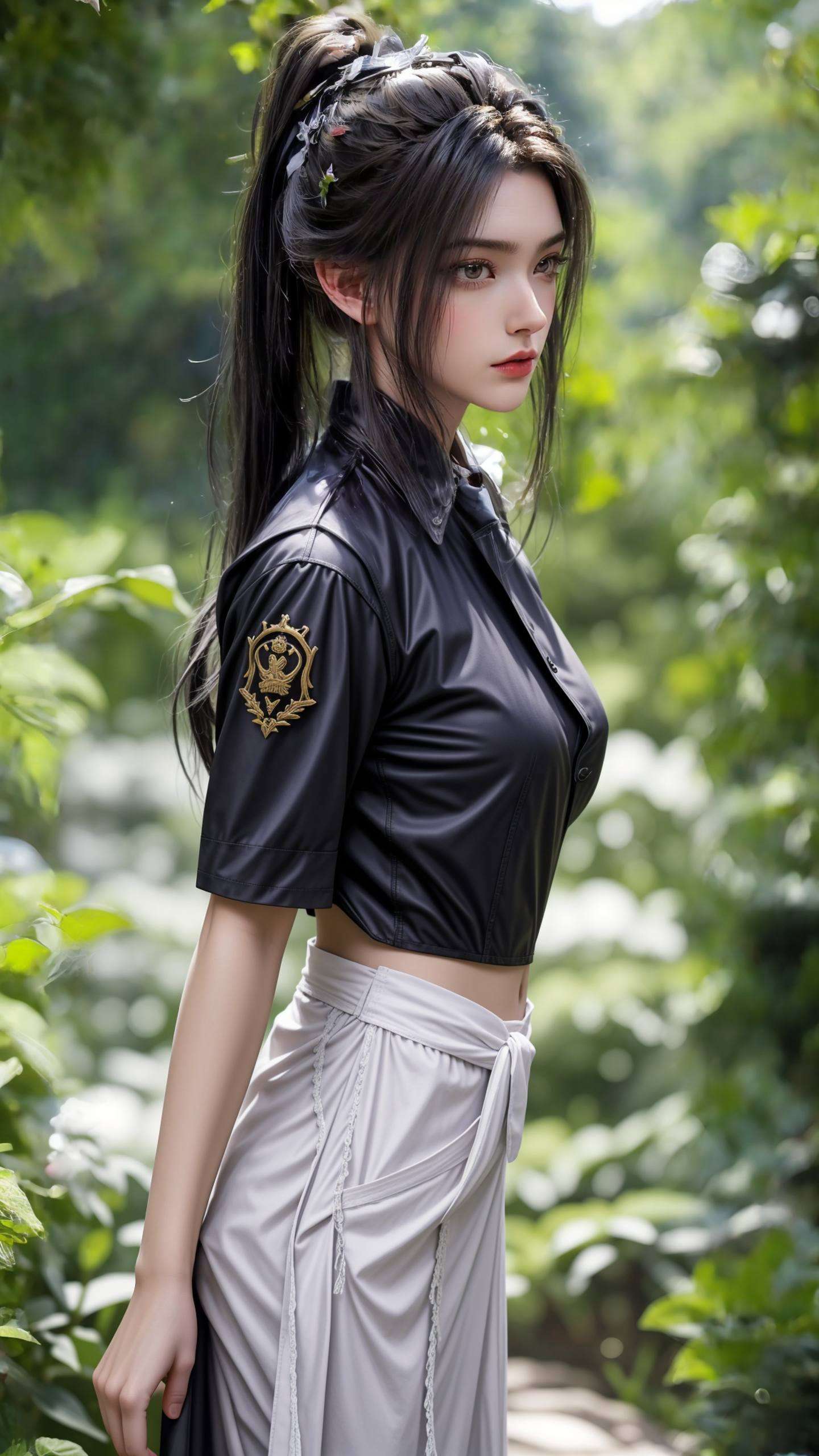 高清得仿佛能让你感受到她剑尖上的寒气更是你平板上的艺术展览