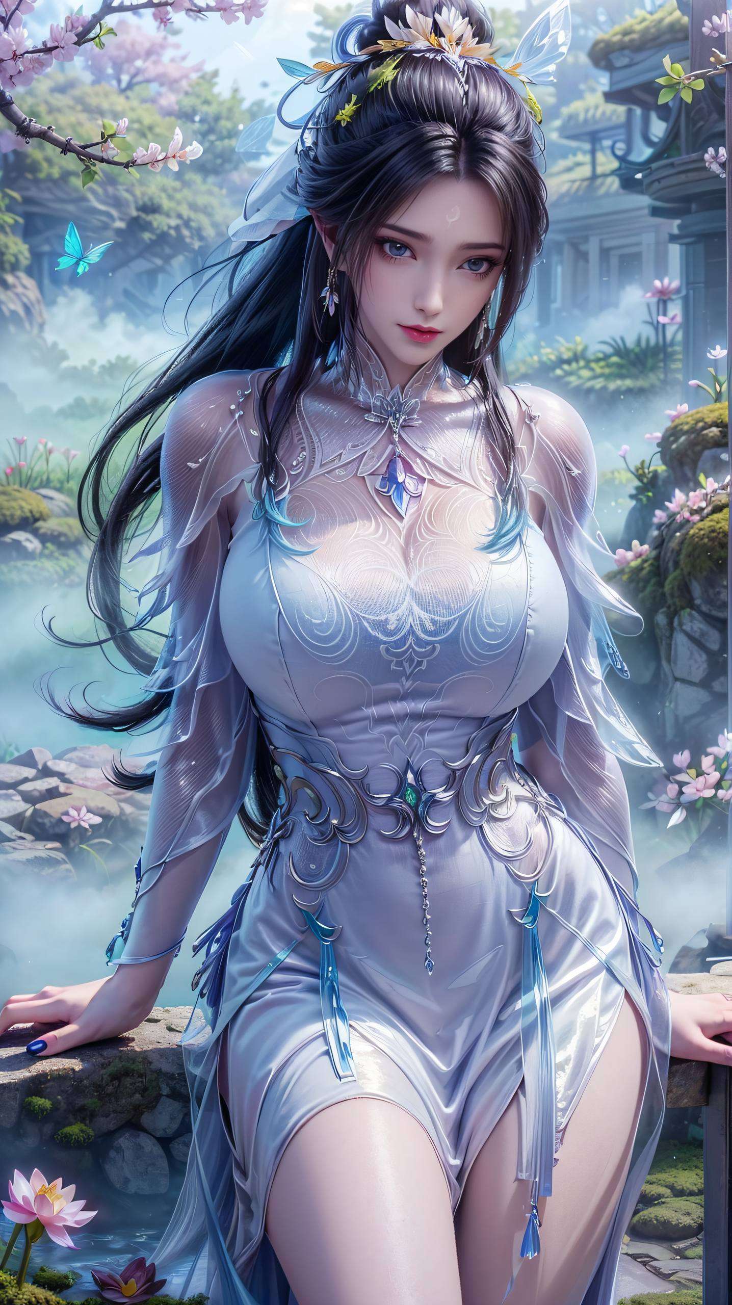 她的眼神冷冽如霜嘿嘿