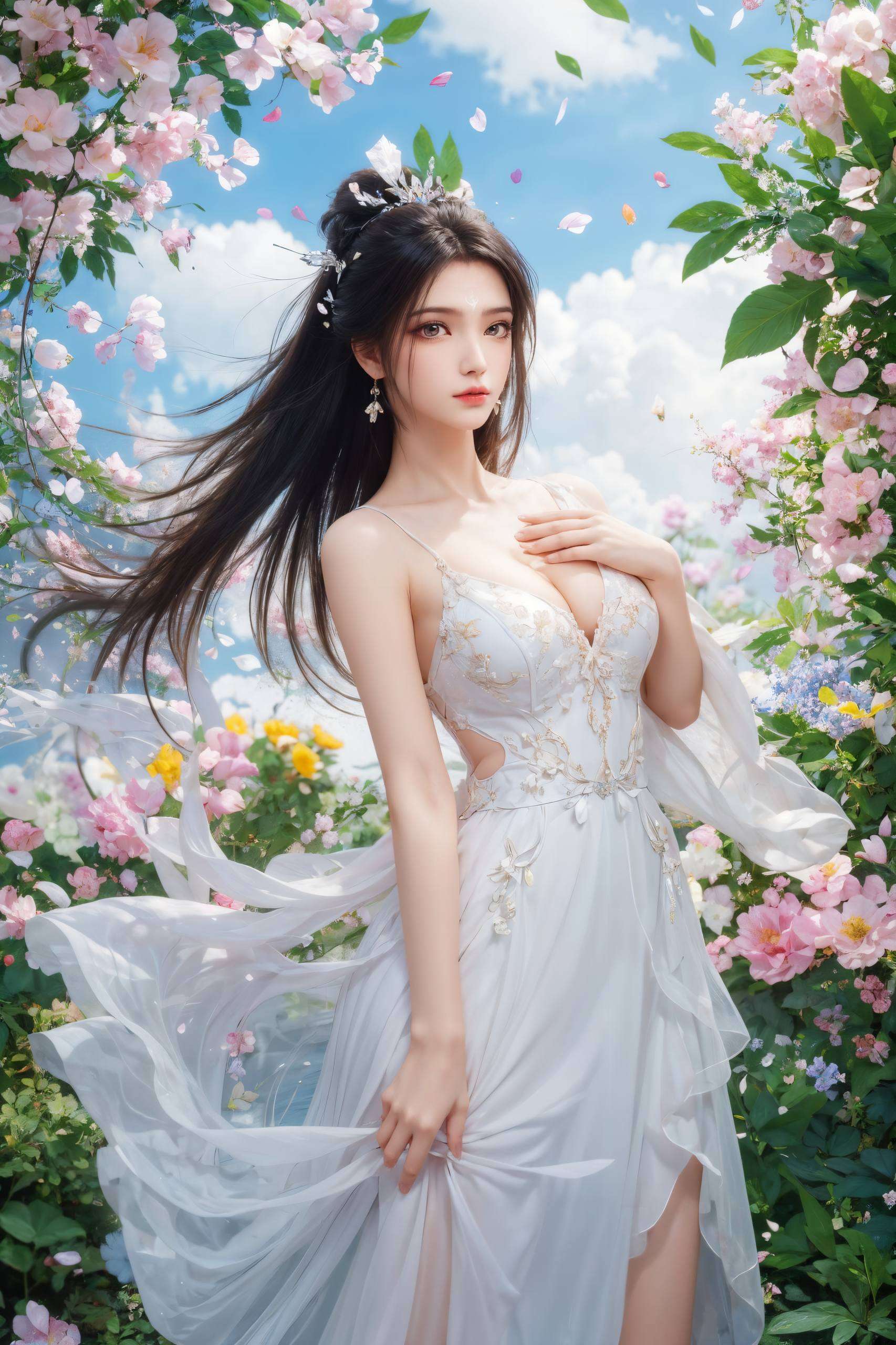 在诛仙的世界里让她的美丽与力量