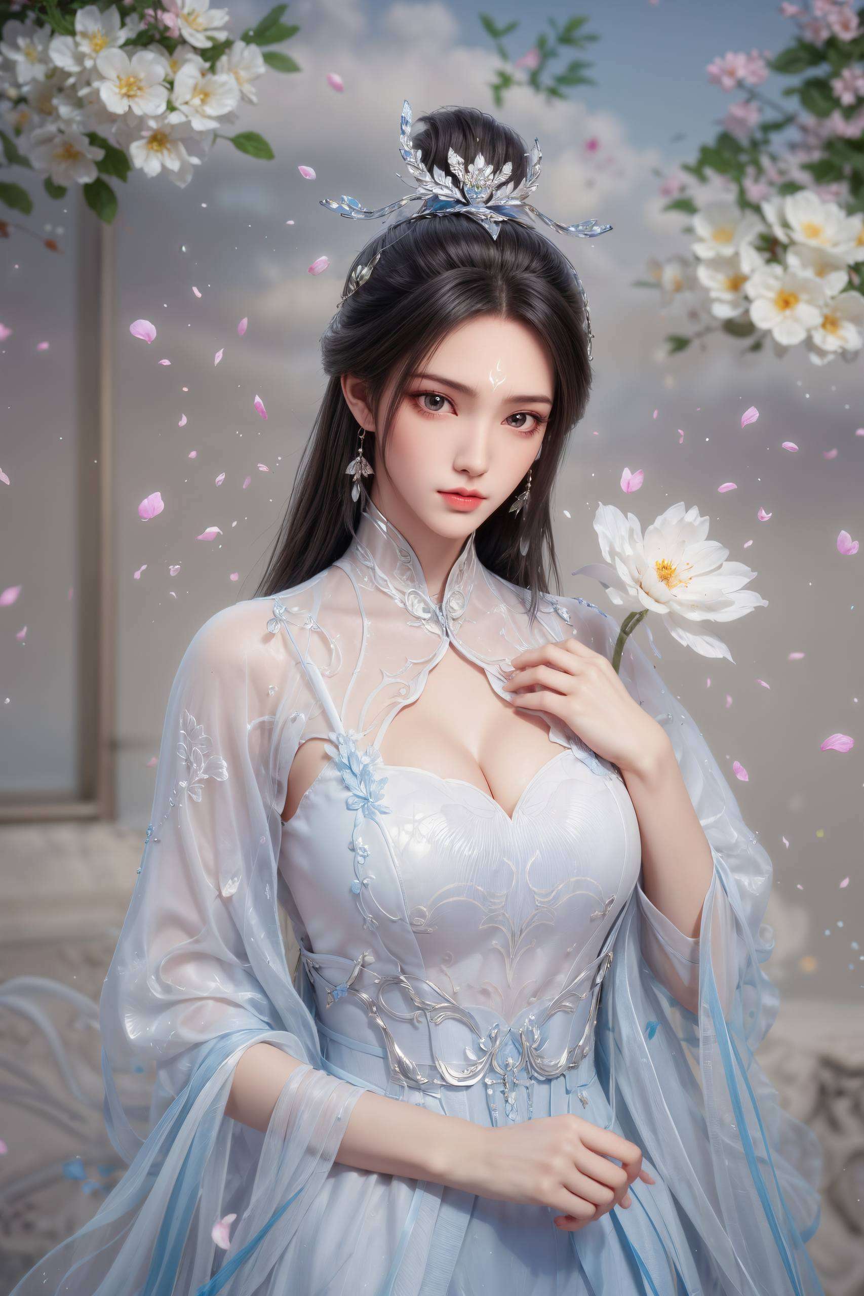 成为了无数人心中的壁纸女神每一次剑光闪烁
