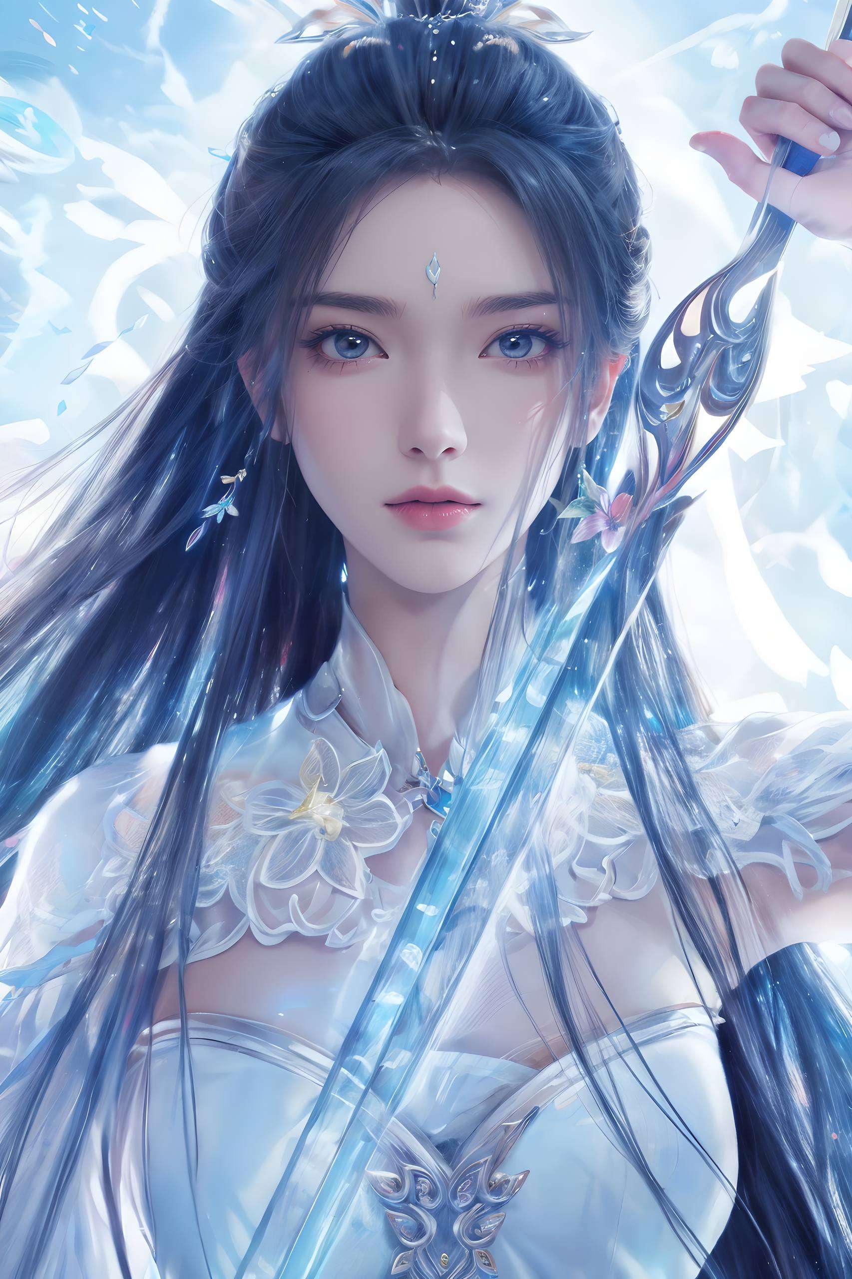 陆雪琪如同一抹清冷的月光在诛仙的世界里