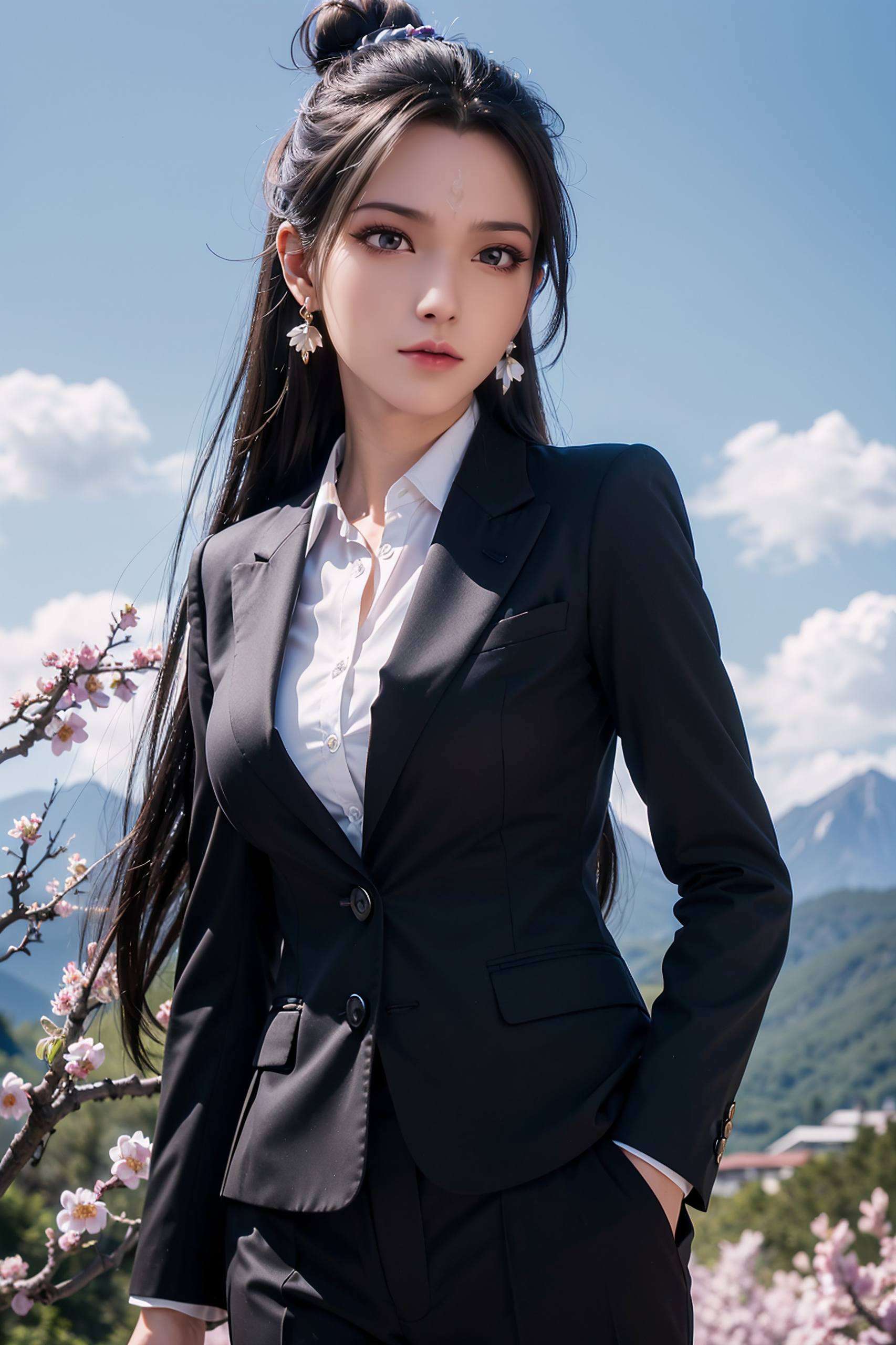 完美展现了国漫女神的风采都会为她的美丽与气质所倾倒