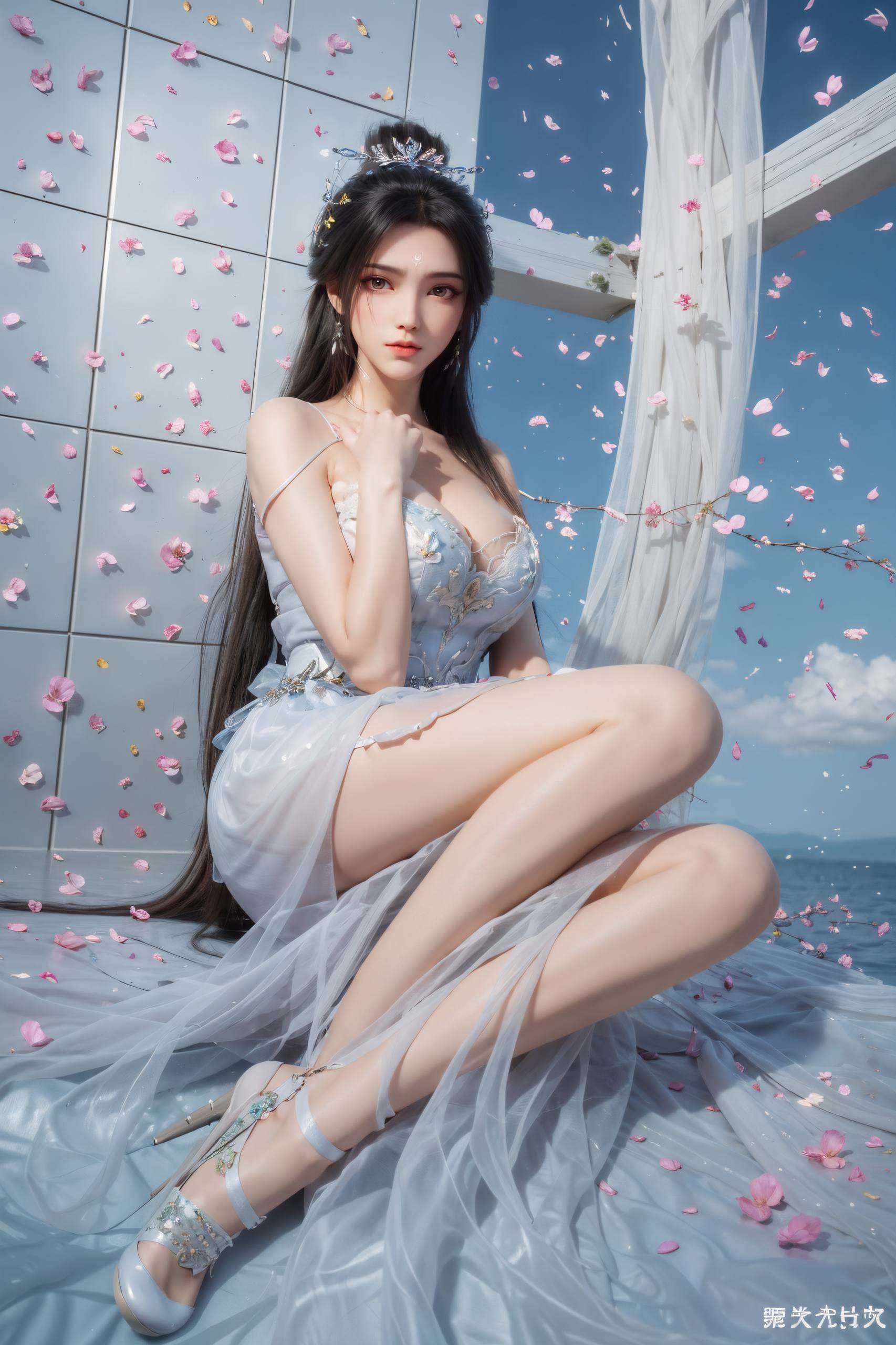 她的壁纸如同她的剑法在诛仙的世界里